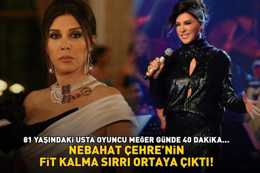 AŞK-I MEMNUNUN FİRDEVSİ NEBAHAT ÇEHRENİN FİT KALMA SIRRI 81 yaşındaki ünlü oyuncu meğer günde 40 dakika...