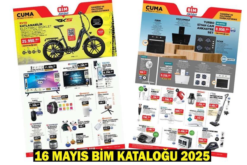 BİM AKTÜEL KATALOĞU 16 MAYIS 2025 CUMA: Bu Cuma BİM’de neler indirimde BİM Aktüel haftanın fırsatları
