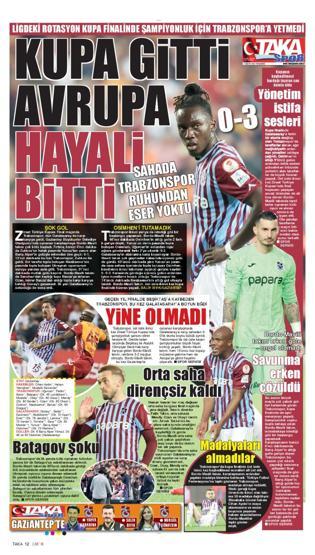 Avrupa hedefi kalmayan Trabzonspor, taraftarlarına hayal kırıklığı yaşattı