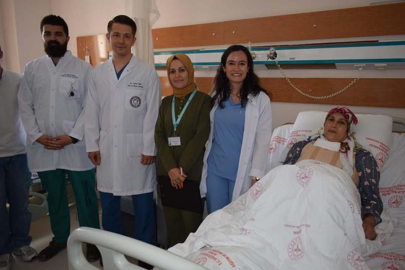 Aort damarı yırtıldı, 5 saatlik operasyonla sağlığına kavuştu