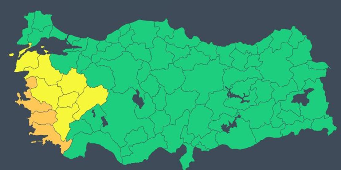 Dikkat Meteoroloji tek tek uyardı: 3 ilde turuncu, 7 ilde sarı kodlu alarm