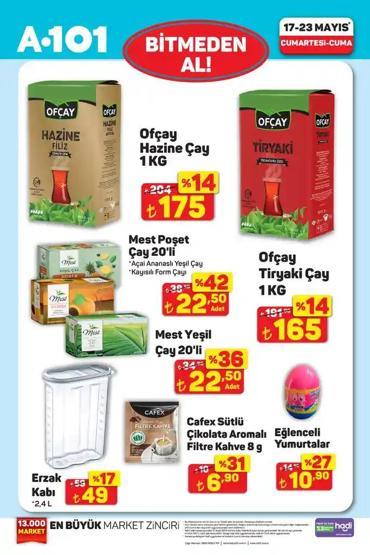 A101 aktüel 17-23 Mayıs kataloğu bugün satışta A101de kaçırılmayacak indirim fırsatları…