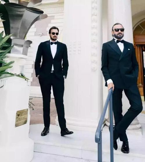 USTA OYUNCUNUN GURUR GÜNÜ Kerem Alışık ile oğlundan Cannes pozu