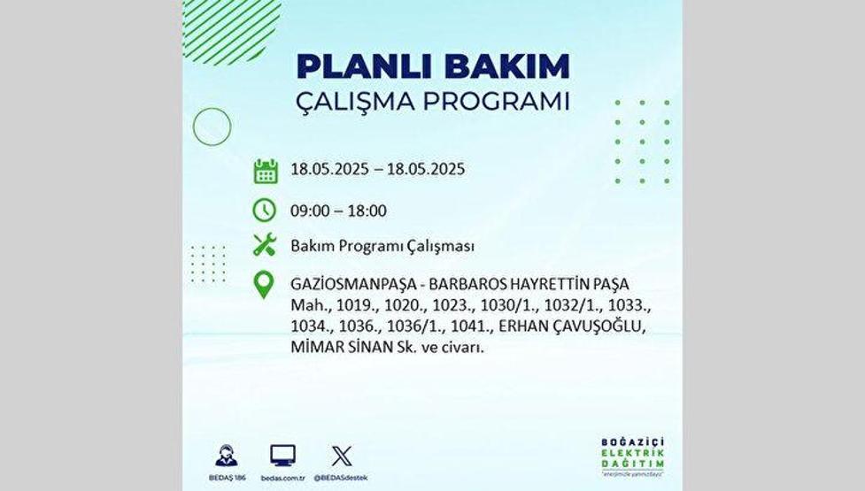 9 İLÇEDE ELEKTRİKLER YOK İSTANBUL ELEKTRİK KESİNTİSİ: 18 Mayıs İstanbulda Elektrikler Ne Zaman Gelecek BEDAŞ - AYEDAŞ Elektrik Kesintisi Sorgulama