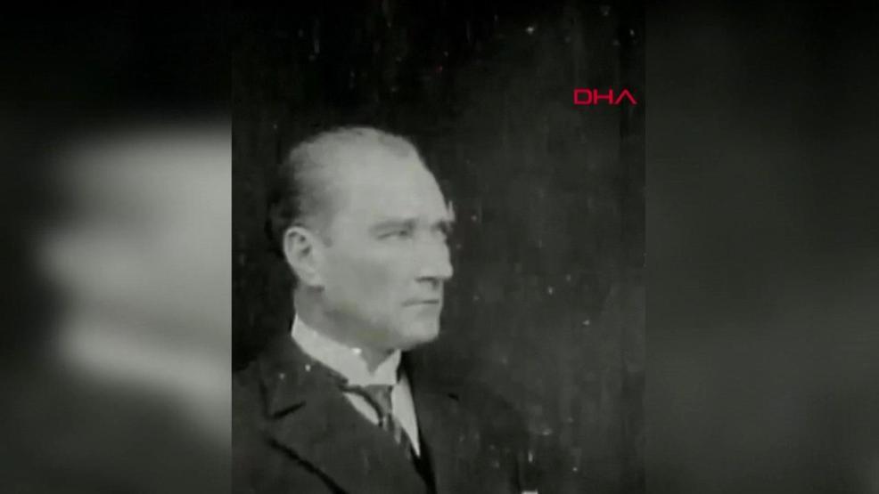 Gazi Mustafa Kemal Atatürkün daha önce hiç görülmemiş video görüntüleri ortaya çıktı