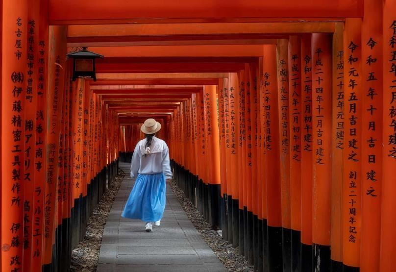 Japonyanın dilek ve şükran simgesi: Fushimi Inari Tapınağı