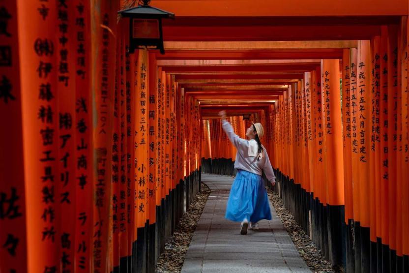 Japonyanın dilek ve şükran simgesi: Fushimi Inari Tapınağı