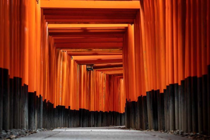 Japonyanın dilek ve şükran simgesi: Fushimi Inari Tapınağı
