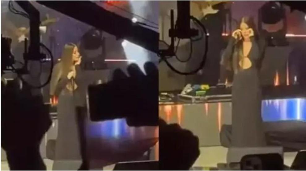 Simge Sağın ablasının vefatından sonra konserde gözyaşlarına boğuldu