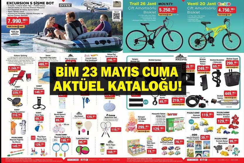 BİM Aktüel Kataloğu: Bu Hafta BİMe Neler Geliyor Şişme Bot Geliyor 23 Mayıs BİM Aktüel Fırsatlarını Kaçırmayın