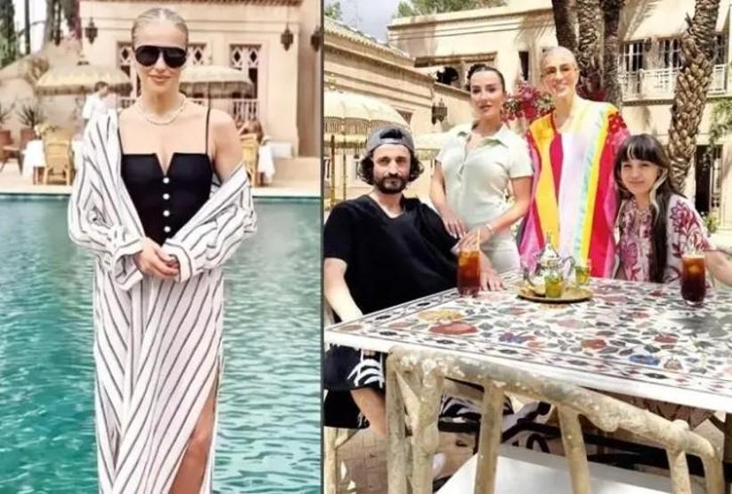 Burcu Esmersoy ekibini rüya tatille şımarttı