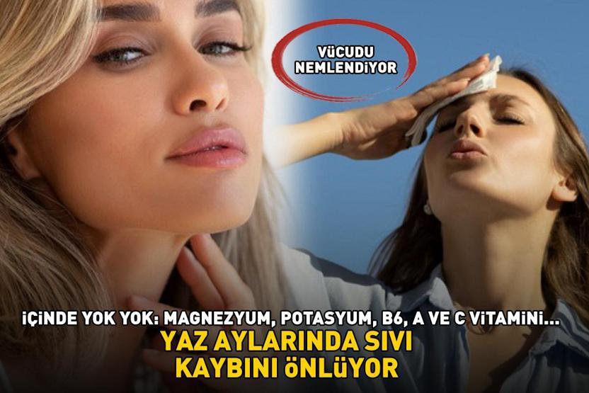Tarlada kilosu 20-24 TL Magnezyum, potasyum, B6, A ve C vitamini içeriyor Yaz aylarında sıvı kaybını önlüyor, vücudu nemlendiriyor