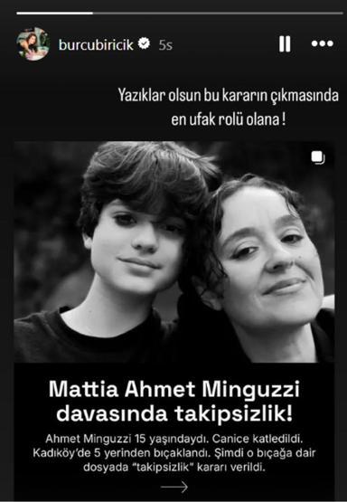 Megastar Tarkandan Mattia Ahmet Minguzzi paylaşımı: Adil kararlar ve cezalar istiyoruz