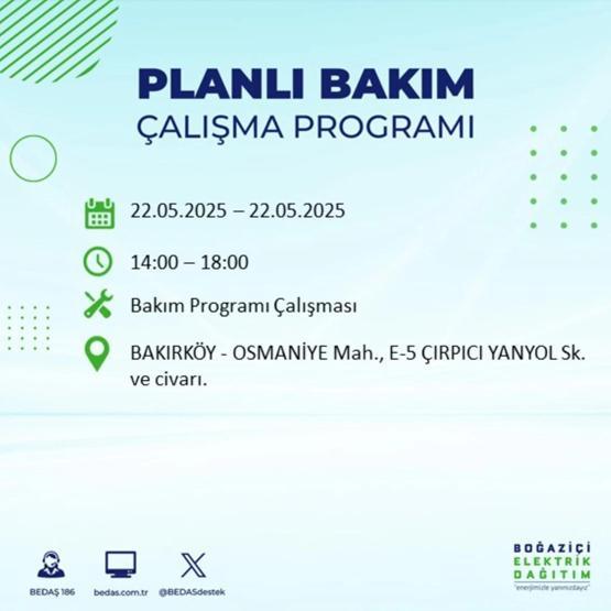 İSTANBULDA BÜYÜK ELEKTRİK KESİNTİSİ: 22 Mayıs İstanbul Elektrik Kesintisi Ne Zaman Bitecek İstanbulda Elektrikler Ne Zaman Gelecek BEDAŞ AYEDAŞ Elektrik Arıza Sorgulama