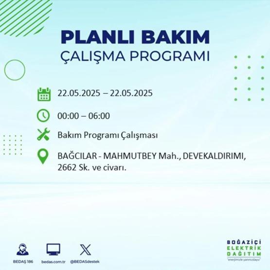 İSTANBULDA BÜYÜK ELEKTRİK KESİNTİSİ: 22 Mayıs İstanbul Elektrik Kesintisi Ne Zaman Bitecek İstanbulda Elektrikler Ne Zaman Gelecek BEDAŞ AYEDAŞ Elektrik Arıza Sorgulama