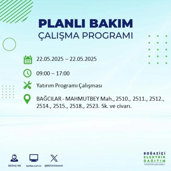 İSTANBULDA BÜYÜK ELEKTRİK KESİNTİSİ: 22 Mayıs İstanbul Elektrik Kesintisi Ne Zaman Bitecek İstanbulda Elektrikler Ne Zaman Gelecek BEDAŞ AYEDAŞ Elektrik Arıza Sorgulama