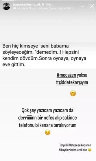 Tuğçe Tayfur’dan Sert Mesaj: Kocamın Hikayelerinden Uzak Dur