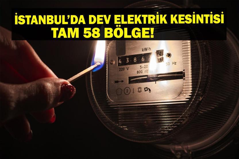 58 YERDE ELEKTRİKLER KESİK: 23 Mayıs İstanbul Elektrik Kesintisi Ne Zaman Bitecek İstanbulda Elektrikler Ne Zaman Gelecek BEDAŞ AYEDAŞ Elektrik Arıza Sorgulama