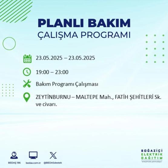 58 YERDE ELEKTRİKLER KESİK: 23 Mayıs İstanbul Elektrik Kesintisi Ne Zaman Bitecek İstanbulda Elektrikler Ne Zaman Gelecek BEDAŞ AYEDAŞ Elektrik Arıza Sorgulama