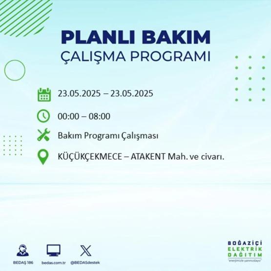 58 YERDE ELEKTRİKLER KESİK: 23 Mayıs İstanbul Elektrik Kesintisi Ne Zaman Bitecek İstanbulda Elektrikler Ne Zaman Gelecek BEDAŞ AYEDAŞ Elektrik Arıza Sorgulama