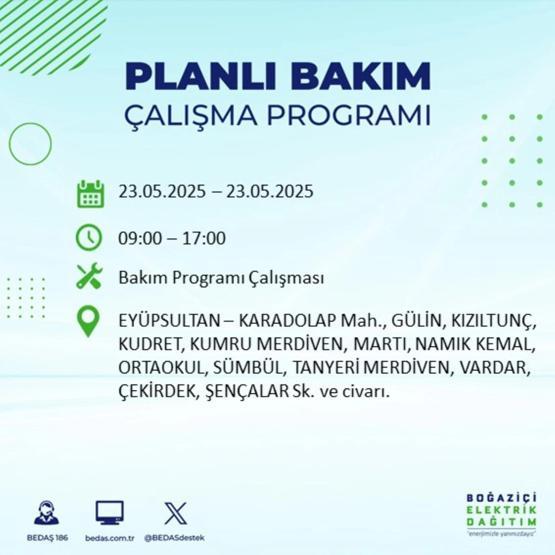 58 YERDE ELEKTRİKLER KESİK: 23 Mayıs İstanbul Elektrik Kesintisi Ne Zaman Bitecek İstanbulda Elektrikler Ne Zaman Gelecek BEDAŞ AYEDAŞ Elektrik Arıza Sorgulama