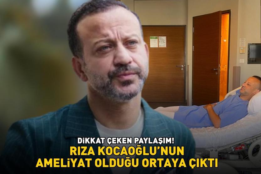 Yalan tanıklık davasında karar açıklanmıştı Rıza Kocaoğlunun ameliyat olduğu ortaya çıktı