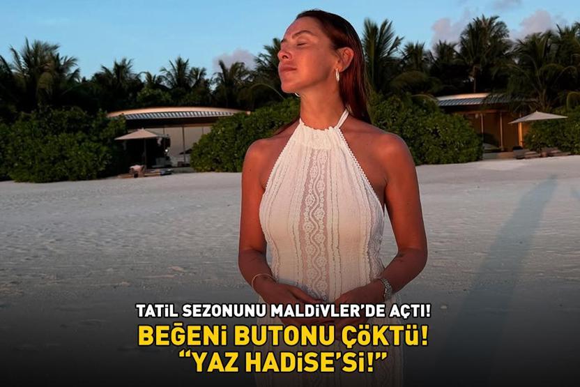 Ünlü şarkıcı tatil sezonunu Maldivler’de açtı Beğeni butonu çöktü YAZ HADİSESİ