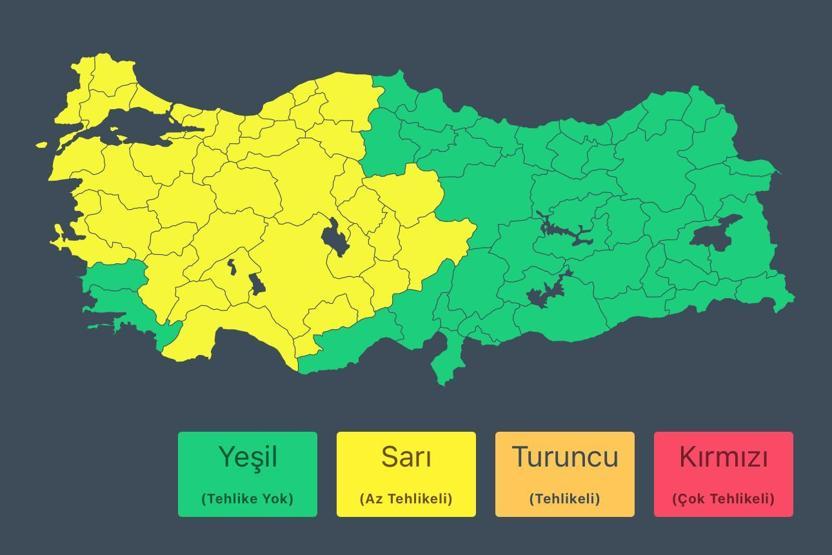 Meteoroloji’den kritik hava durumu raporu 38 il için sarı kodlu alarm: Sağanak ve fırtına kapıda