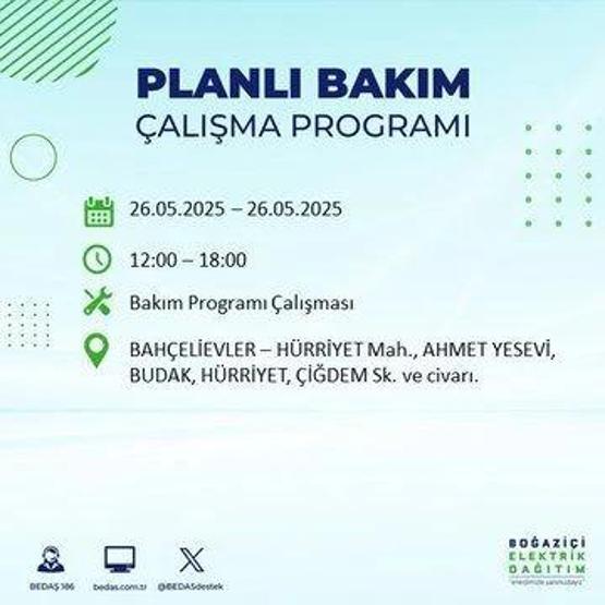 65 BÖLGEDE ELEKTRİK YOK 26 Mayıs İstanbul Elektrik Kesintisi Ne Zaman Bitecek İstanbulda Elektrikler Ne Zaman Gelecek BEDAŞ AYEDAŞ Elektrik Arıza Sorgulama
