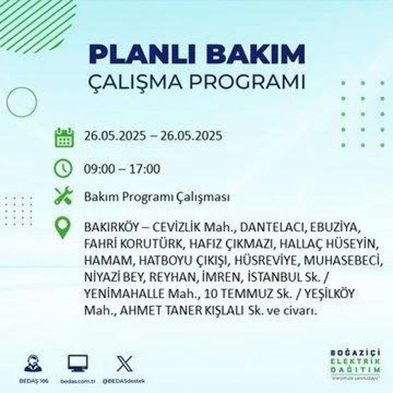 65 BÖLGEDE ELEKTRİK YOK 26 Mayıs İstanbul Elektrik Kesintisi Ne Zaman Bitecek İstanbulda Elektrikler Ne Zaman Gelecek BEDAŞ AYEDAŞ Elektrik Arıza Sorgulama