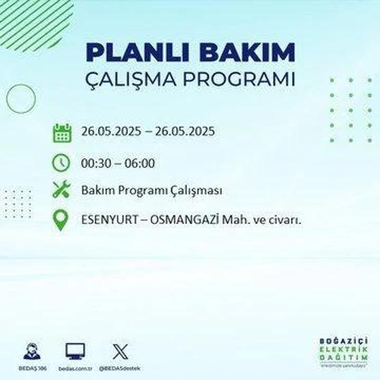 65 BÖLGEDE ELEKTRİK YOK 26 Mayıs İstanbul Elektrik Kesintisi Ne Zaman Bitecek İstanbulda Elektrikler Ne Zaman Gelecek BEDAŞ AYEDAŞ Elektrik Arıza Sorgulama