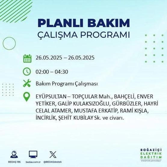 65 BÖLGEDE ELEKTRİK YOK 26 Mayıs İstanbul Elektrik Kesintisi Ne Zaman Bitecek İstanbulda Elektrikler Ne Zaman Gelecek BEDAŞ AYEDAŞ Elektrik Arıza Sorgulama