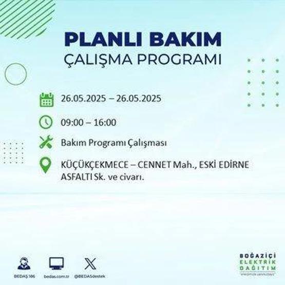 65 BÖLGEDE ELEKTRİK YOK 26 Mayıs İstanbul Elektrik Kesintisi Ne Zaman Bitecek İstanbulda Elektrikler Ne Zaman Gelecek BEDAŞ AYEDAŞ Elektrik Arıza Sorgulama