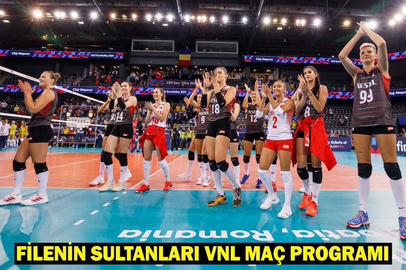 FİLENİN SULTANLARI VNL MAÇ PROGRAMI: A Milli Kadın Voleybol Takımı 2025 Milletler Ligi (VNL) maçları ne zaman