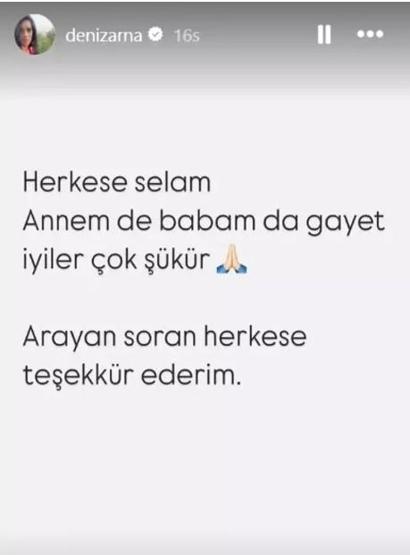 Kazadan Sağ Kurtuldu Şerif Sezer’in Sağlık Durumuyla İlgili Kızı Deniz Arna’dan Açıklama