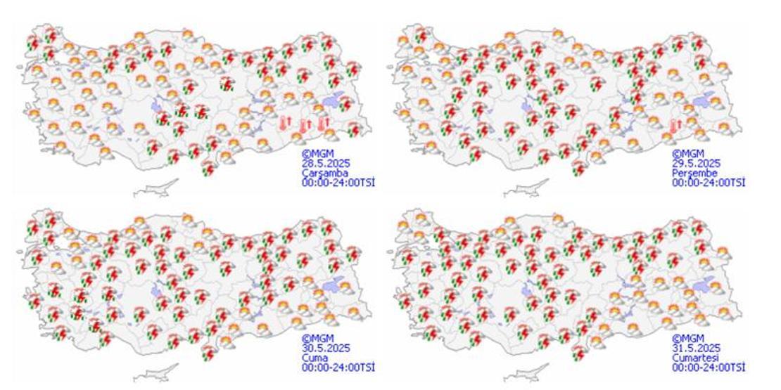 Meteoroloji’den Kuvvetli Yağış ve Fırtına Uyarısı: 7 İle Sarı Kodlu Alarm