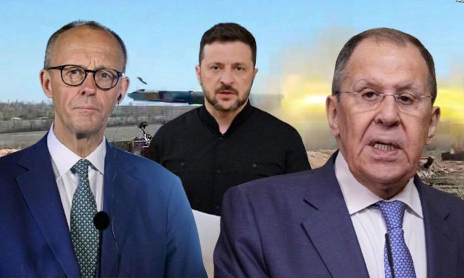 Berline giden Zelenski, Rusya sınıra asker yığıyor dedi Lavrov ise Almanyaya mesaj gönderdi: En güçlü ordu planı endişe verici...