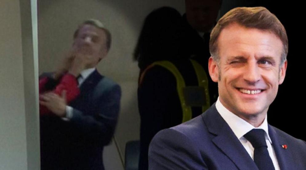 ‘Tokat’ görüntüleriyle gündeme gelmişlerdi: Macron çiftinden yeni poz