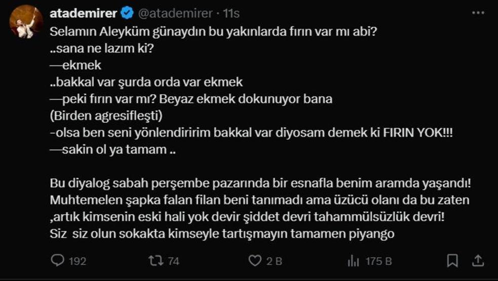 Avrupa Yakasının Volkanıydı Ata Demirere pazarda şok DEVİR ŞİDDET DEVRİ