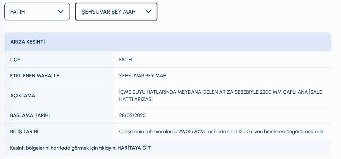 10 SAATTİR SULAR KESİK İSKİ Su Kesintisi: İstanbulda Sular Ne Zaman Gelecek Sarıyerde İSKİ Su Kesintisi Ne Zaman Bitecek Fatih, Üsküdar, Kadıköy Su Kesintisi Ne Zaman Bitecek