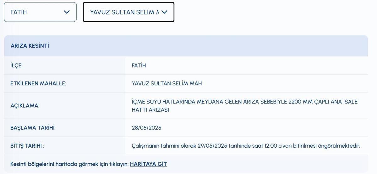 10 SAATTİR SULAR KESİK İSKİ Su Kesintisi: İstanbulda Sular Ne Zaman Gelecek Sarıyerde İSKİ Su Kesintisi Ne Zaman Bitecek Fatih, Üsküdar, Kadıköy Su Kesintisi Ne Zaman Bitecek