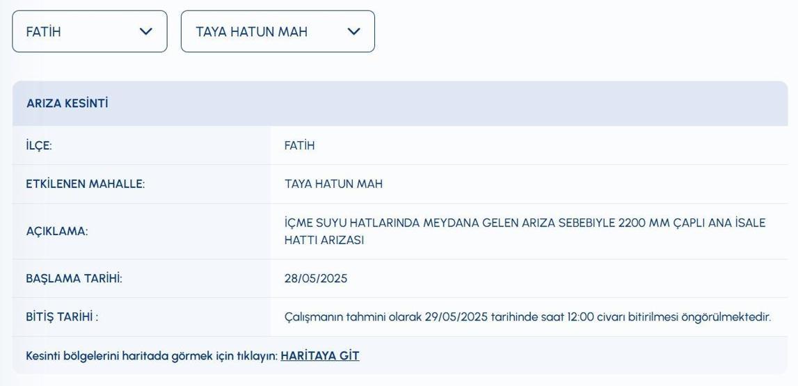 10 SAATTİR SULAR KESİK İSKİ Su Kesintisi: İstanbulda Sular Ne Zaman Gelecek Sarıyerde İSKİ Su Kesintisi Ne Zaman Bitecek Fatih, Üsküdar, Kadıköy Su Kesintisi Ne Zaman Bitecek