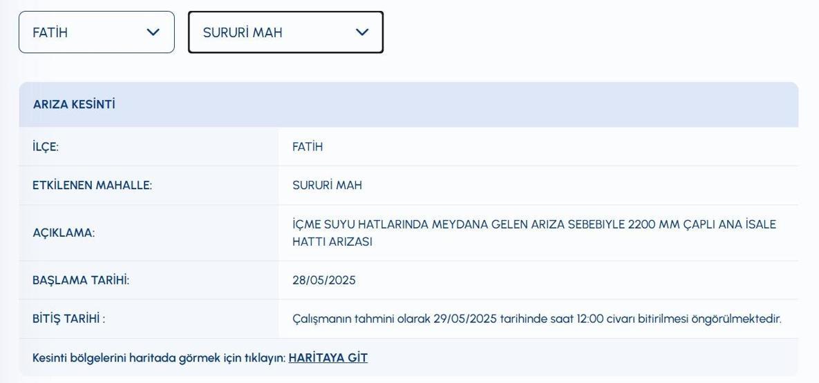 10 SAATTİR SULAR KESİK İSKİ Su Kesintisi: İstanbulda Sular Ne Zaman Gelecek Sarıyerde İSKİ Su Kesintisi Ne Zaman Bitecek Fatih, Üsküdar, Kadıköy Su Kesintisi Ne Zaman Bitecek