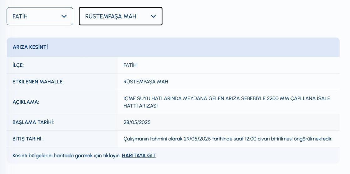 10 SAATTİR SULAR KESİK İSKİ Su Kesintisi: İstanbulda Sular Ne Zaman Gelecek Sarıyerde İSKİ Su Kesintisi Ne Zaman Bitecek Fatih, Üsküdar, Kadıköy Su Kesintisi Ne Zaman Bitecek