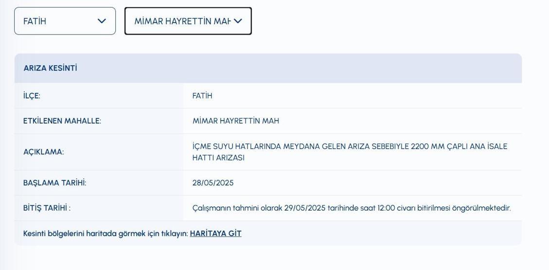 10 SAATTİR SULAR KESİK İSKİ Su Kesintisi: İstanbulda Sular Ne Zaman Gelecek Sarıyerde İSKİ Su Kesintisi Ne Zaman Bitecek Fatih, Üsküdar, Kadıköy Su Kesintisi Ne Zaman Bitecek