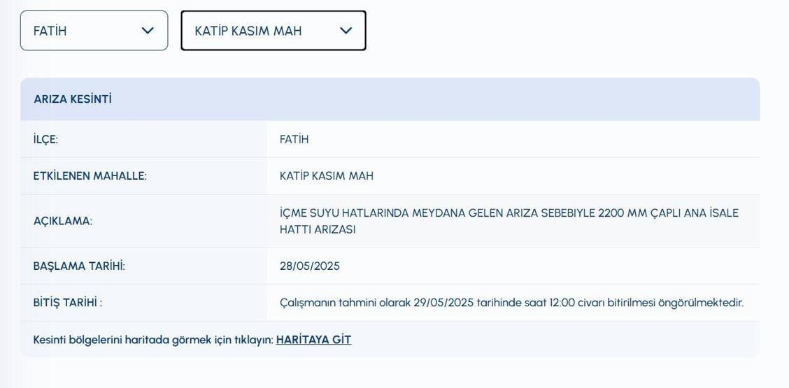 10 SAATTİR SULAR KESİK İSKİ Su Kesintisi: İstanbulda Sular Ne Zaman Gelecek Sarıyerde İSKİ Su Kesintisi Ne Zaman Bitecek Fatih, Üsküdar, Kadıköy Su Kesintisi Ne Zaman Bitecek