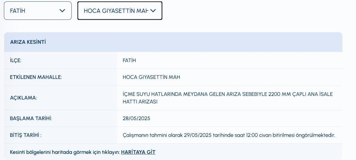 10 SAATTİR SULAR KESİK İSKİ Su Kesintisi: İstanbulda Sular Ne Zaman Gelecek Sarıyerde İSKİ Su Kesintisi Ne Zaman Bitecek Fatih, Üsküdar, Kadıköy Su Kesintisi Ne Zaman Bitecek