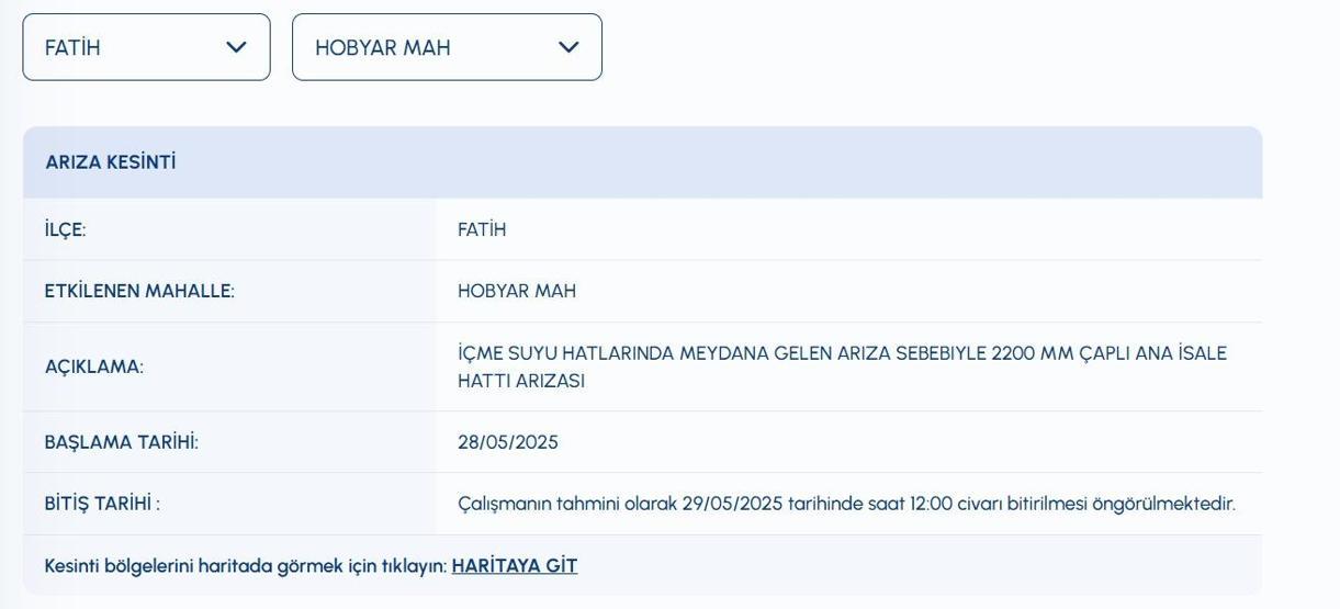 10 SAATTİR SULAR KESİK İSKİ Su Kesintisi: İstanbulda Sular Ne Zaman Gelecek Sarıyerde İSKİ Su Kesintisi Ne Zaman Bitecek Fatih, Üsküdar, Kadıköy Su Kesintisi Ne Zaman Bitecek