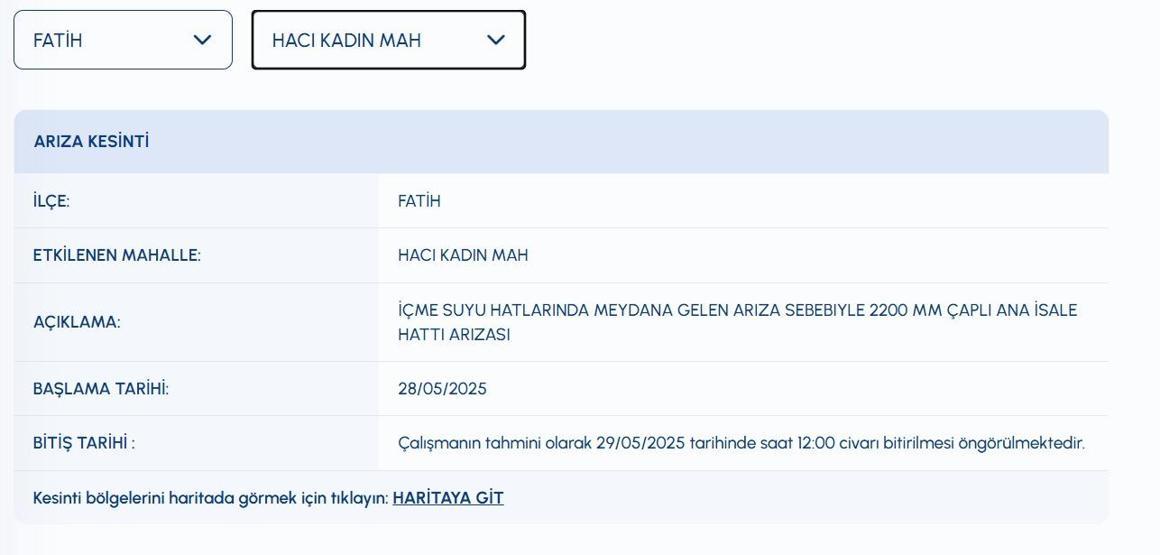 10 SAATTİR SULAR KESİK İSKİ Su Kesintisi: İstanbulda Sular Ne Zaman Gelecek Sarıyerde İSKİ Su Kesintisi Ne Zaman Bitecek Fatih, Üsküdar, Kadıköy Su Kesintisi Ne Zaman Bitecek