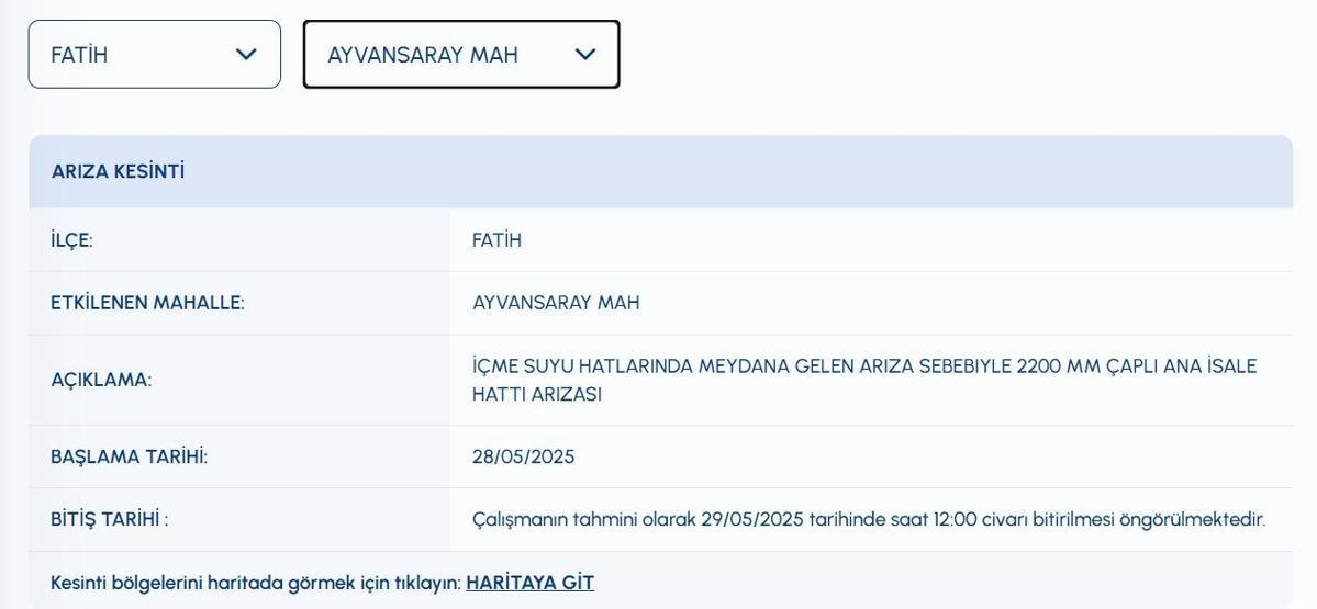 10 SAATTİR SULAR KESİK İSKİ Su Kesintisi: İstanbulda Sular Ne Zaman Gelecek Sarıyerde İSKİ Su Kesintisi Ne Zaman Bitecek Fatih, Üsküdar, Kadıköy Su Kesintisi Ne Zaman Bitecek